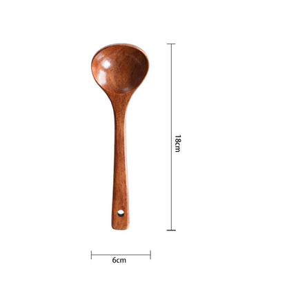 Long Handle Wooden Cooking Spoon