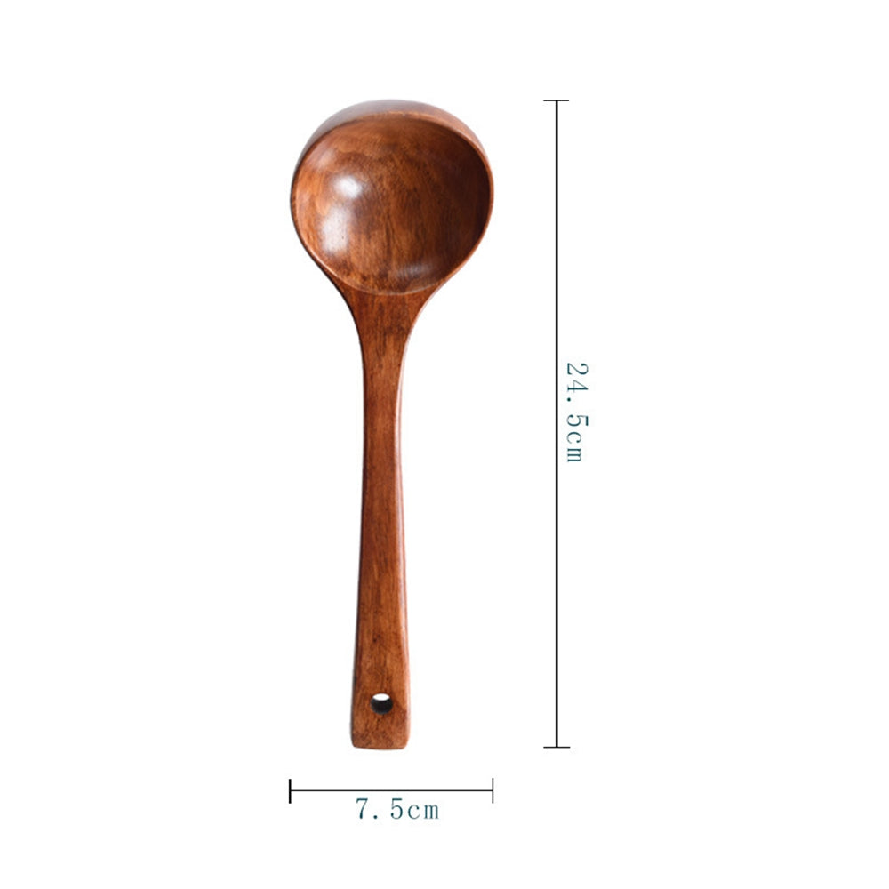 Long Handle Wooden Cooking Spoon