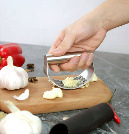 Stainless Steel Garlic Press