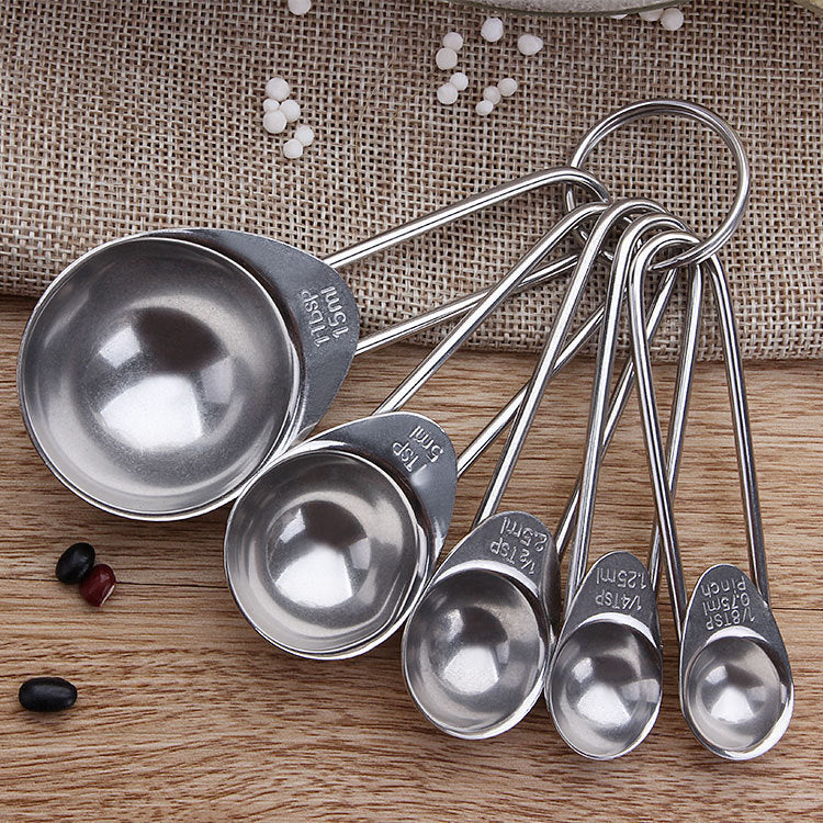 5-Piece Premium Stainless Steel Measuring Spoons